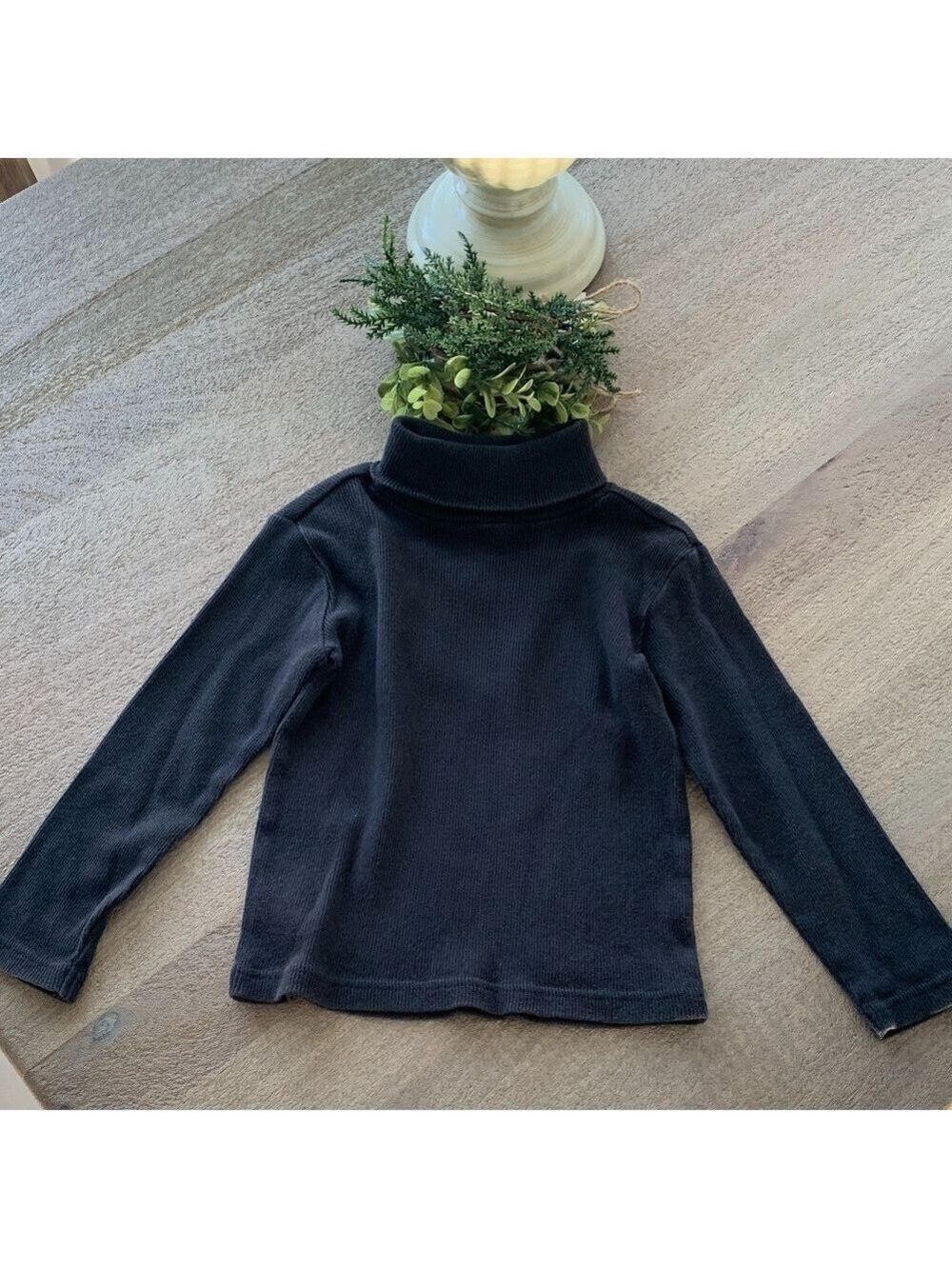 Gymboree Black Ribbed Turtleneck Size 3